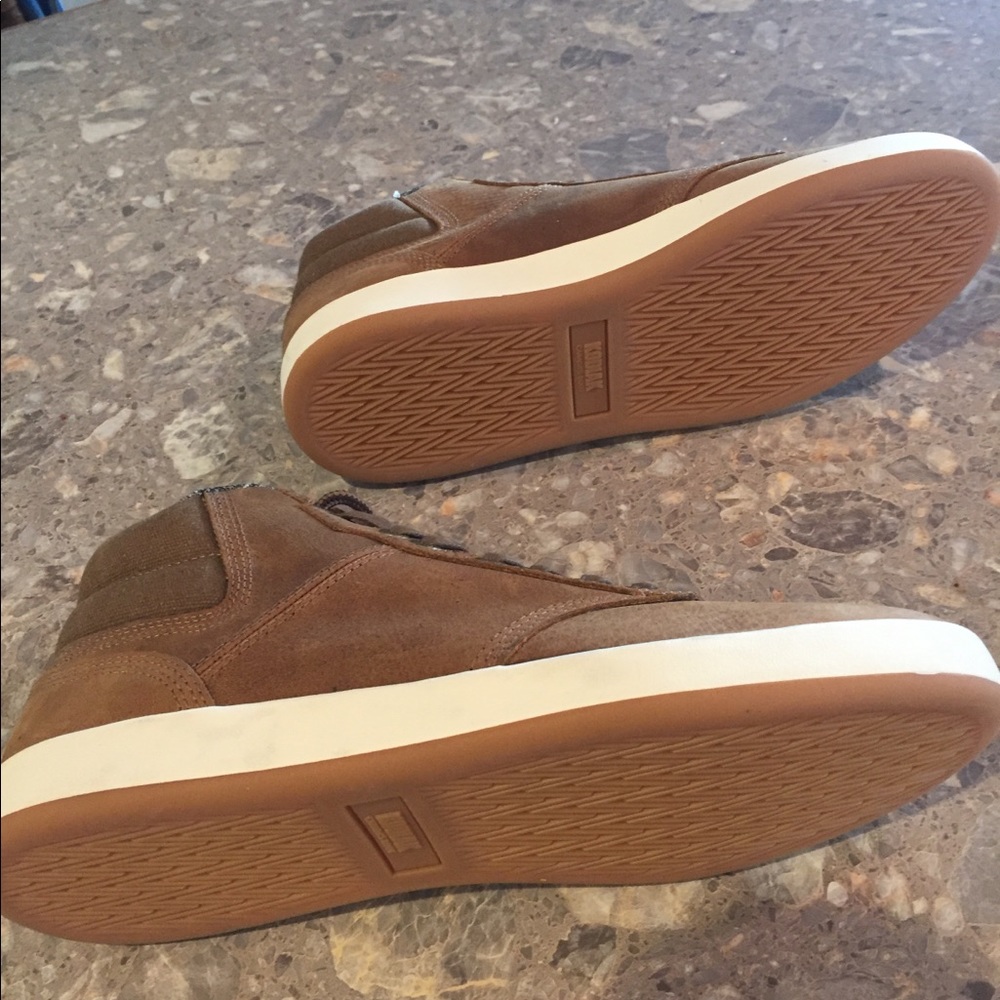 Kodiak mens Brown leather boots